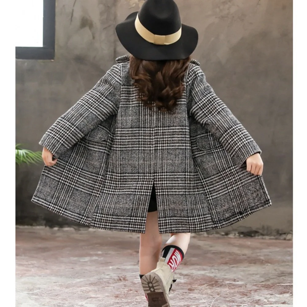 GIRLS LAPEL COLLAR COAT SIZE 3T - Picture 2 of 6